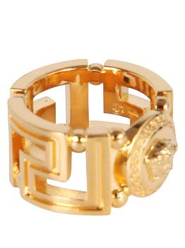 范思哲戒指正品, Versace | Versace Chain Logo Ring商品图片 7.6折起