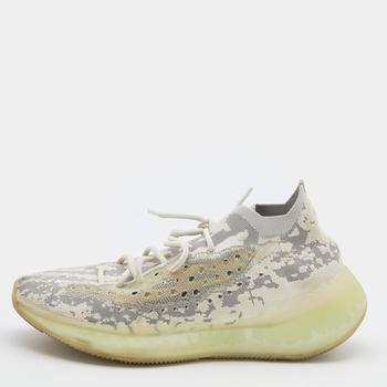 yeezy380, [二手商品] YEEZY | Yeezy x Adidas White/Grey Knit Fabric Boost 380 Alien Low Top Sneakers Size 46 2/3商品图片 