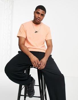 NIKE | Nike Premium Essentials premium boxy fit t-shirt in washed pink商品图片,6折