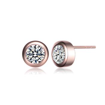 Ra 18k Rose Gold Plated Cubic Zirconia Sud Earrings product img