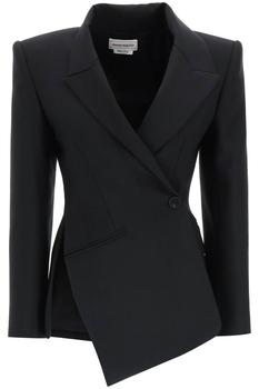 Alexander McQueen | Alexander Mcqueen Asymmetric Tailored Jacket商品图片,7.9折