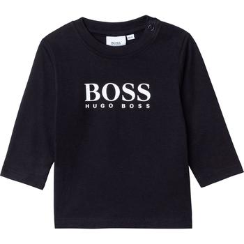 Hugo Boss | Hugo Boss Kids Logo Printed Long Sleeve T-Shirt商品图片,9.6折