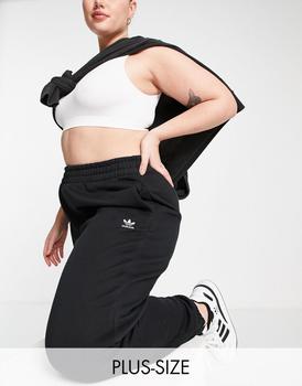 adidas plus精选, Adidas | adidas Originals Plus essential jogger in black商品图片 