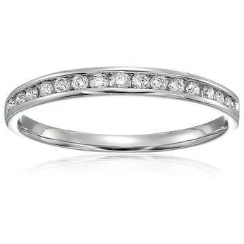 Vir Jewels | 1/5 cttw Classic Diamond Wedding Band 10K White or Yellow Gold Channel Set,商家Premium Outlets,价格¥1950