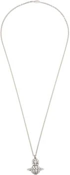Vivienne Westwood | Silver Denver Orb Pendant Necklace,商家Ssense US,价格¥2386