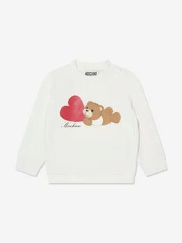 推荐Baby Girls Teddy Bear Sweatshirt in Ivory商品