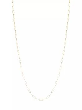 Saks Fifth Avenue Collection | 14K Yellow Gold Paper Clip Chain Necklace/2.1MM,商家Saks Fifth Avenue,价格¥5448