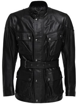 BELSTAFF | Trialmaster Panther 2.0 Leather Jacket,商家LUISAVIAROMA,价格¥8157