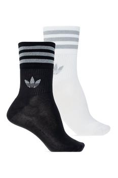 Adidas | Adidas Originals Striped Pack Of Two Socks商品图片,8.6折×额外9折, 独家减免邮费, 额外九折