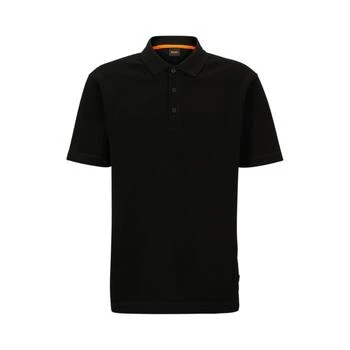 Hugo Boss | Relaxed-fit cotton-blend polo shirt with waffle structure,商家Premium Outlets,价格¥640