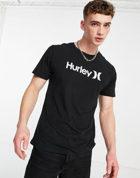 推荐Hurley Everyday One and Only t-shirt in black商品