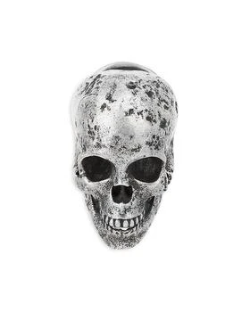 John Varvatos | Sterling Silver Skull Brooch,商家Bloomingdale's,价格¥2530