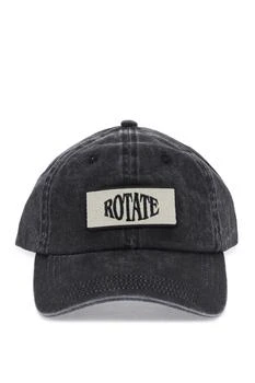 ROTATE Birger Christensen | Baseball cap with logo patch,商家Coltorti Boutique,价格¥326