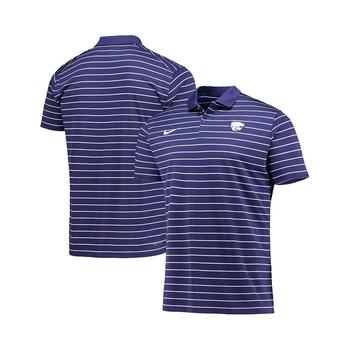 NIKE | Men's Purple Kansas State Wildcats Victory Stripe Performance Polo Shirt商品图片,