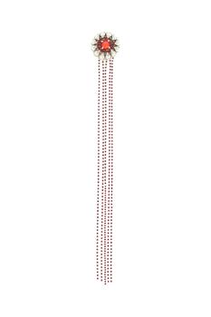 商品JORDANLUCA | JORDANLUCA Crystal Brooch,商家Italist,价格¥1220图片