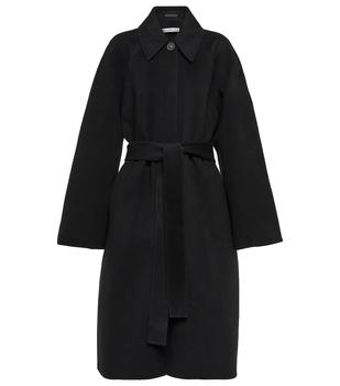 Acne Studios | Belted wool midi coat商品图片,