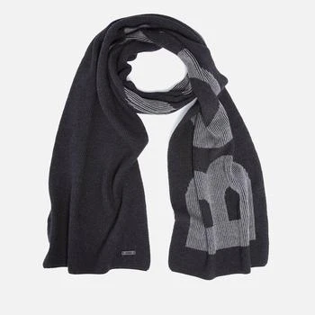 推荐BOSS Black Lamico Cotton and Wool-Blend Scarf商品