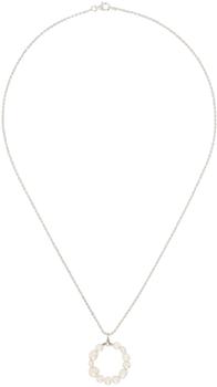 推荐SSENSE Exclusive Silver Antique Pearl Pendant Necklace商品