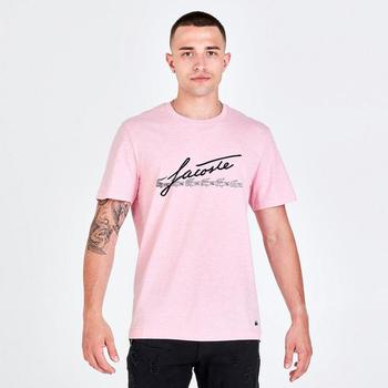 推荐Men's Lacoste Script Logo T-Shirt商品