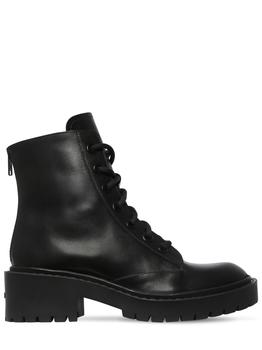 kenzo鞋真假, Kenzo | 50mm Pike Lace-up Leather Combat Boots商品图片 6折