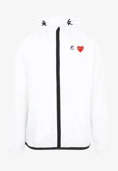 推荐X K-Way Heart-Logo Zip-Up Jacket商品