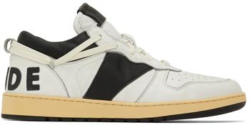 product SSENSE Exclusive White & Black Rhecess Low Sneakers image