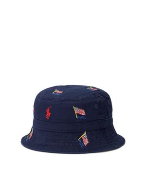 商品Ralph Lauren | Flag Cotton Twill Bucket Hat (Infant),商家Zappos,价格¥223图片