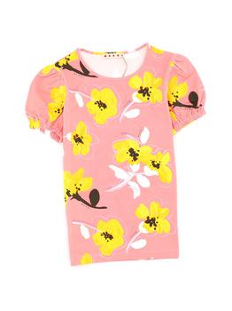 Marni | Marni Kids Floral Printed Puff-Sleeved Crewneck T-Shirt商品图片,4.3折