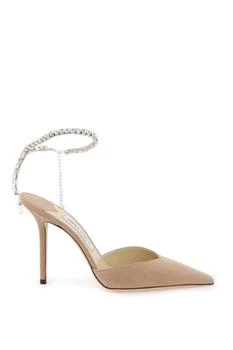 推荐Jimmy choo 'saeda' 100 suede pumps商品