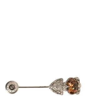Dolce & Gabbana | Dolce & Gabbana Silver 925 Sterling Silver Crystals Pin Collar Brooch,商家Siebentaschen,价格¥2491