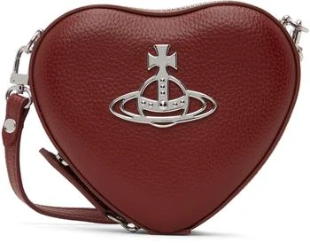 推荐Red Mini Louise Heart Crossbody Bag商品