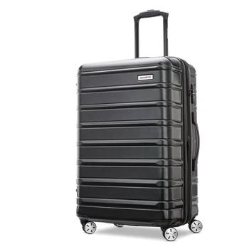 Samsonite | Samsonite Omni 2 Hardside Expandable Luggage with Spinner Wheels, Checked-Medium 24-Inch, Midnight Black 4.3折