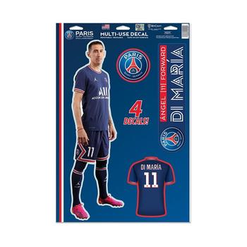 商品Wincraft | Angel Di Maria Paris Saint-Germain 11'' x 17'' Multi-Use Player Decal Sheet,商家Macy's,价格¥108图片