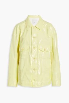 Tibi | Oversized faux patent-leather jacket,商家THE OUTNET US,价格¥617