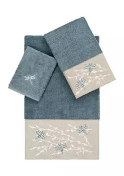 Linum Home Textiles | BRAELYN 3PC Embellished Towel Set,商家Belk,价格¥514