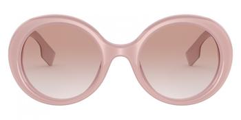 Burberry | Ella Brown Gradient Round Ladies Sunglasses BE4314F 388513商品图片,3.1折