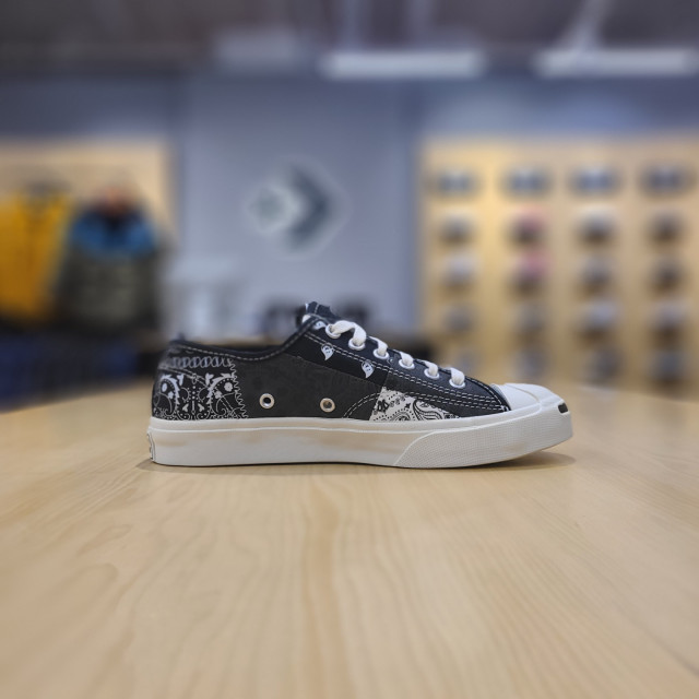 匡威直邮, Converse | 【韩国直邮|包邮包税】匡威[converse] 运动鞋 Jack Purcell 金色 基本的 装饰 Shutting 黑色 帆布鞋 171724C商品图片 7折×额外9折, 包邮包税, 额外九折