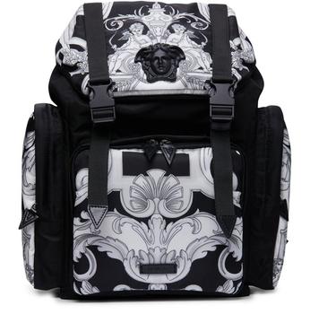 Versace | La Medusa Silver Baroque 背包商品图片,满$250享7.5折, 包邮包税, 满折