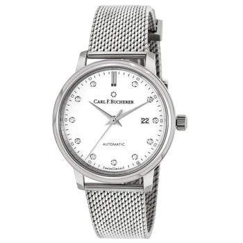 推荐Carl F. Bucherer Adamavi Date Diamond Stainless Steel Women's Automatic Watch 00.10320.08.17.22商品
