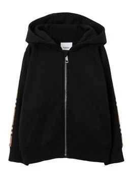 Burberry | Check panel zip hoodie 