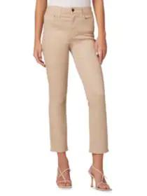 product The Callie Coated Mid-Rise Kick-Flare Stretch Jeans image
