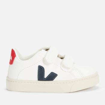 Veja | Veja Kid's Esplar Velcro Trainers - Extra White/Nautico/Pekin商品图片,额外8折, 额外八折