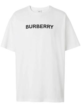 推荐BURBERRY logo-print cotton T-shirt商品