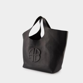 トートバッグ Lili Shopper Bag - ANINE BING - Leather - Black ANINE BING Medium Lili Tote - Black Pebbled