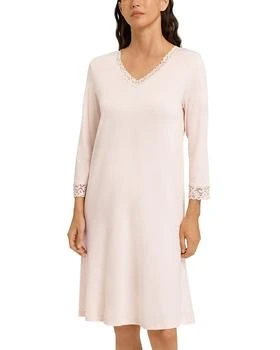 Hanro | Cotton Lace Trim Nightgown 