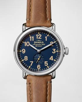 推荐Men's The Runwell Leather Watch, 41mm商品