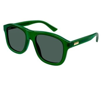 Gucci | Green Square Men's Sunglasses GG1316S 004 54 4.9折, 满$200减$10, 满减