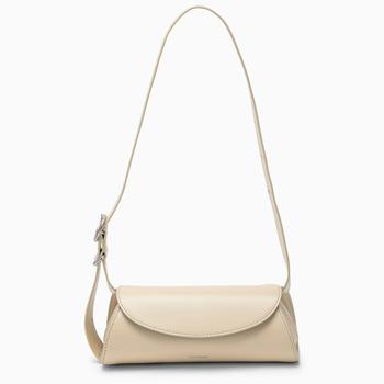 Jil Sander | Mini milk-coloured leather bag商品图片,