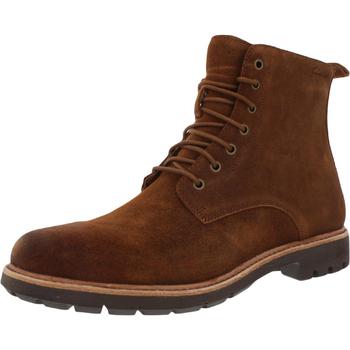 clarks男鞋价格, Clarks | Clarks Mens Batcombe HI2 Suede Ankle Combat & Lace-up Boots商品图片 7.3折