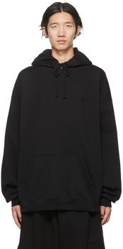 Vetements | 黑色徽标连帽衫商品图片,6.4折